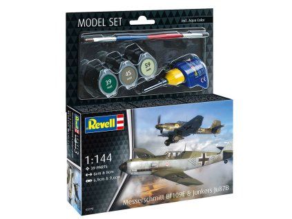 Revell 63770 Messerschmitt Bf109E & Ju87B Stuka 1/144