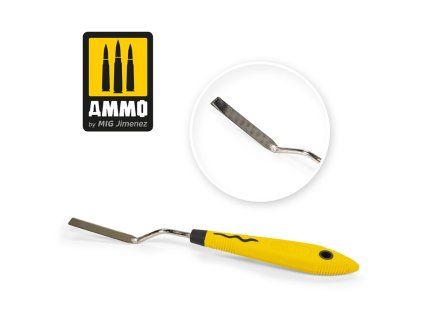 Flat Rectangle Palette Knife Tool for scale modeling