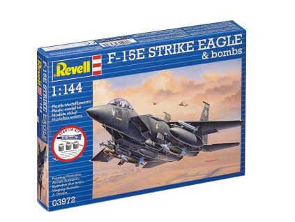 Revell 73972 F-15E Strike Eagle & bombs 1/144