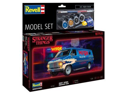 Revell 67732 Stranger Things GMC WSQK Squawk Van 1/25