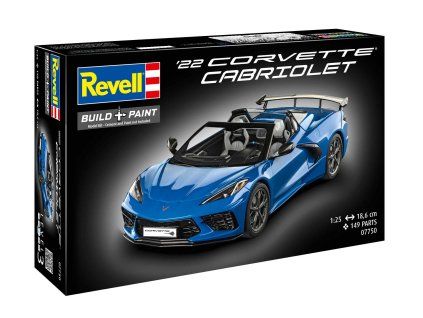 Revell 07750 Corvette C8 Cabriolet 1/25