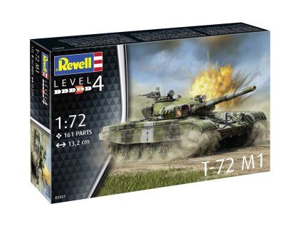 Revell 03357 Plastic ModelKit Tank T-72 M1 1/72