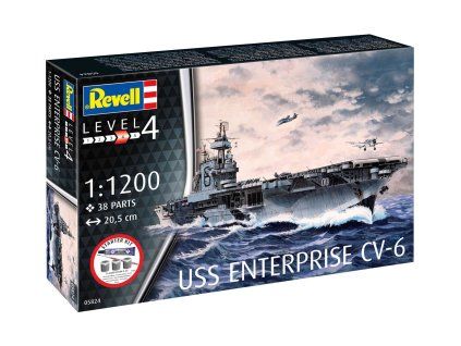 Revell 75824 USS Enterprise CV-6 1/1200