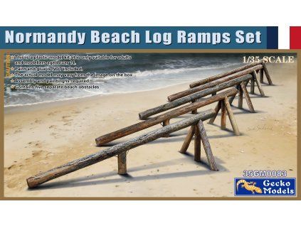 1/35 Normandy Beach Log Ramps Set - Gecko