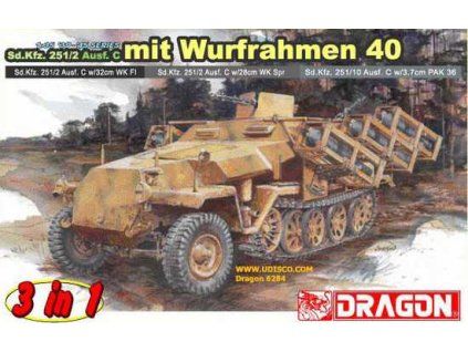 1/35 Sd.Kfz.251 Ausf.C mit WURFRAHMEN 40