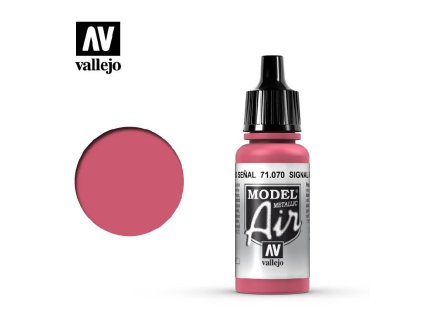 25845 model air vallejo signal red metallic 71070