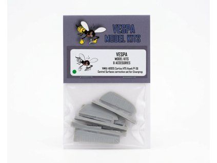1/48 Curtiss H75 Hawk/P-36 Control Surfaces correction set for Clearprop