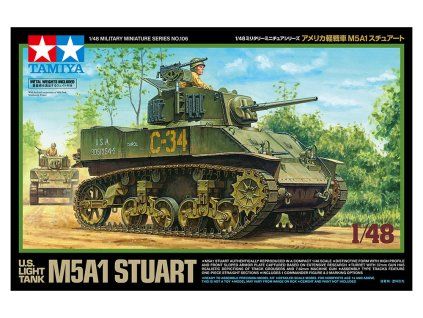 Tamiya 32606 M5A1 Stuart 1:48