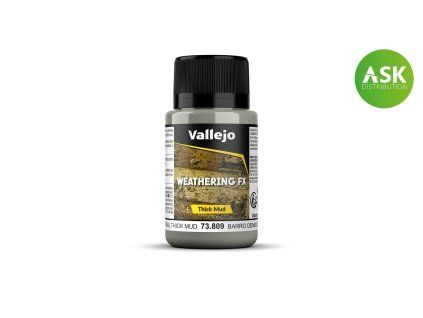 Vallejo Weathering FX 73809 Industrial Thick Mud Thick Mud (40 ml)