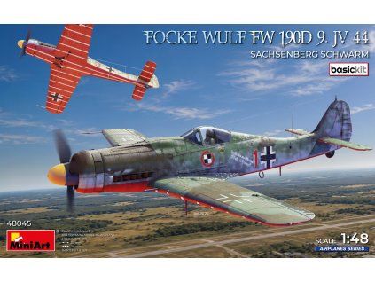 MiniArt 48045 1:48 Fw 190D-9 JV 44 Basic Kit