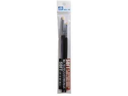 Mr. Hobby MB31 Soft weathering brushes, 2 pcs