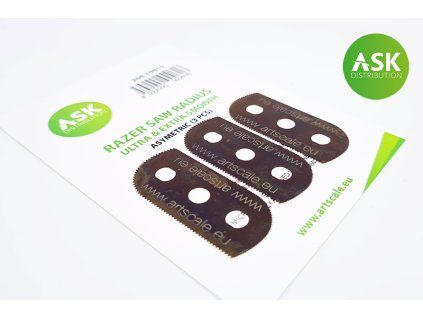 ASK Razor Saw Radius - ultra & extra smooth asymmetric 100/65 teeth 3 pc