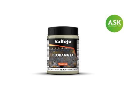 Vallejo Diorama FX 26809 Industrial Thick Mud Thick Mud Textures (200 ml)