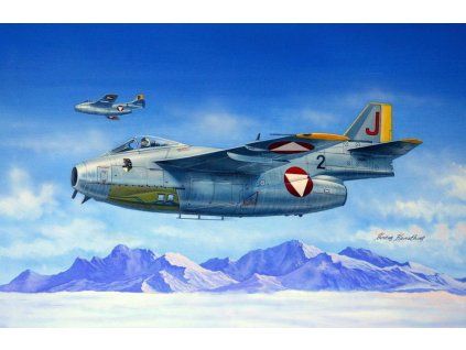 Hobby Boss 1/48 Saab J 29F Tunnan – Box artwork