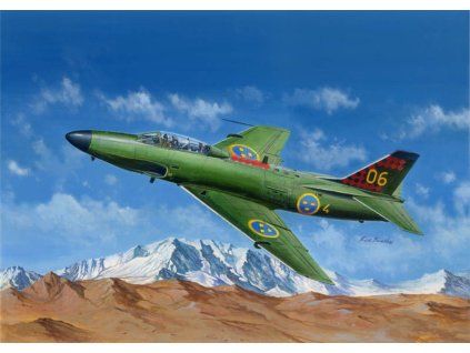 Hobby Boss 1/48 Saab J 32B/E Lansen – Box artwork