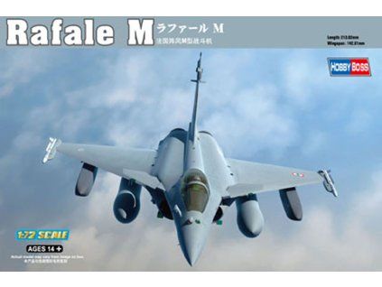 Hobby Boss 1/72 Rafale M – Rafale M kit box artwork