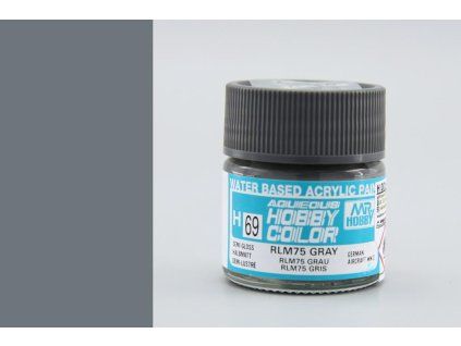 Aqueous Hobby Colors (10 ml) RLM75 Gray