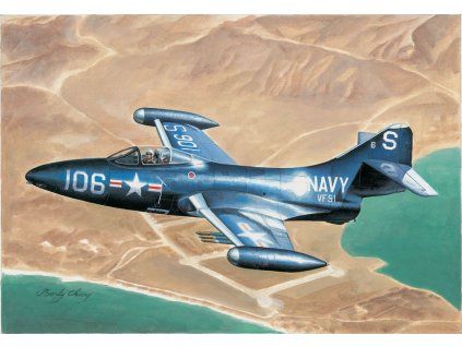 Hobby Boss 1/72 F9F-3 Panther – Box artwork