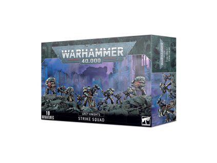 Grey Knights Strike Squad – 10 miniatures – Box artwork