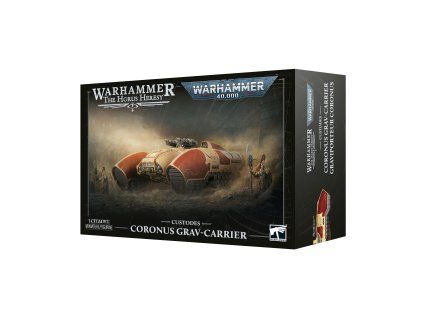 Adeptus Custodes Coronus Grav Carrier – Box artwork