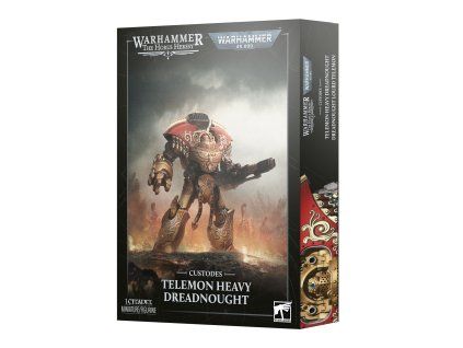 Adeptus Custodes Telemon Heavy Dreadnought – Box artwork