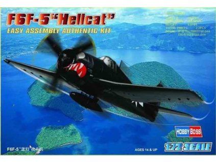 Hobby Boss 1/72 F6F-5 Hellcat – Box artwork