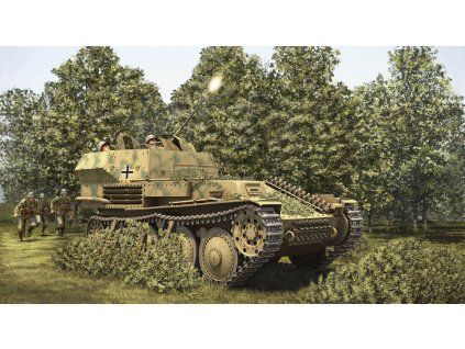 Hobby Boss 1/35 Flakpanzer 38(t) – Original kit box artwork