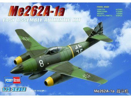 Hobby Boss 1/72 Me 262 A-1a – Original kit box artwork