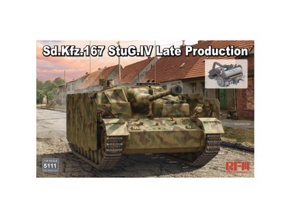 1/35 Sd.Kfz.167 StuG.IV Late w/Engine & Tracks Model Kit