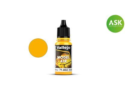 Vallejo Model Air 71002 Medium Yellow (17ml)