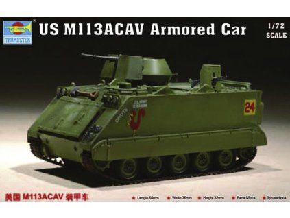 Trumpeter 1/72 M113 ACAV 07237 – Box artwork