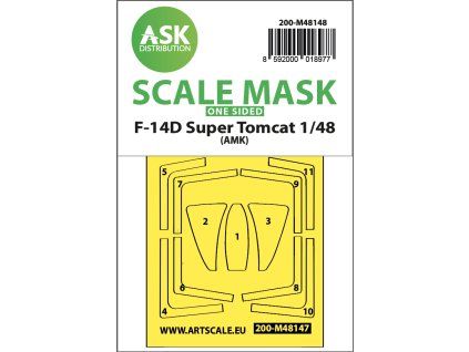 1/48 F-14D Super Tomcat one-sided express fit mask for AMK