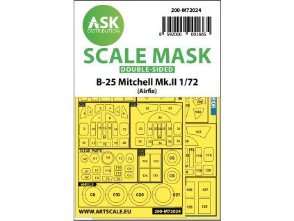 1/72 B-25 Mitchell Mk.II double-sided for Airfix