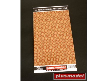 1/35 Floor – brick pattern 130 x 190 mm