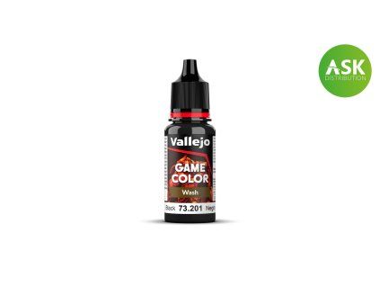 Vallejo Game Color 73201 Black Wash 18 ml