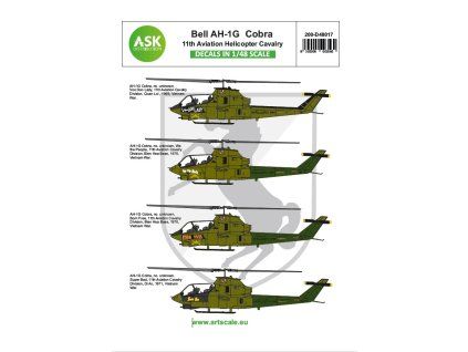 1/48 Bell AH-1G Cobra 11th Aviation Helicopter Cavalery part 3