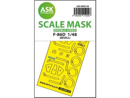 1/48 F-86D double-sided express fit mask for Revell