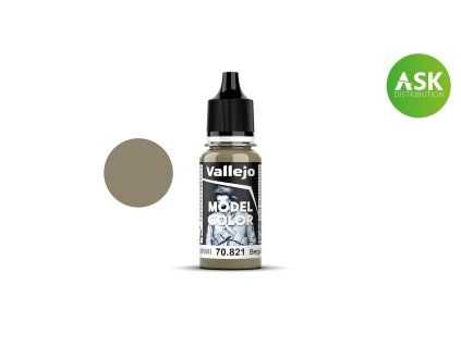 Vallejo Model Color 70821 German Beige WWII Matt (18 ml)
