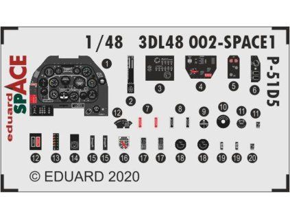 P-51D-5 SPACE 1/48 recommended for EDUARD