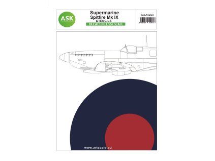 1/24 Spitfire Mk.IX - stencils