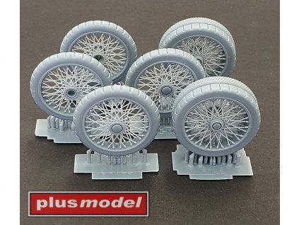 1/35 Wheel set for Lanchester - 3D print