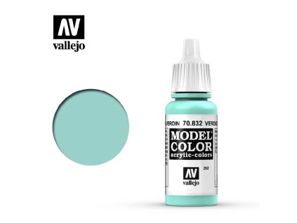 Akrylová barva Vallejo Model Color 70832 Verdigris Glaze (17ml)