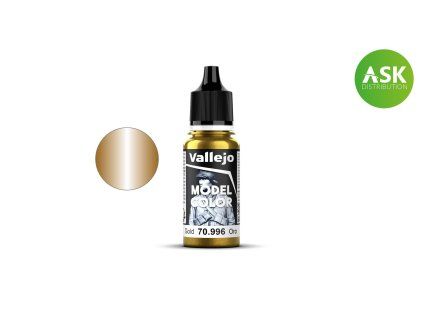 Vallejo Model Color 70996 Gold (18 ml)