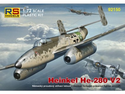 Plastikový model letadla 1/72 Heinkel He-280 Juma 004  4 decal v. for Luftwaffe