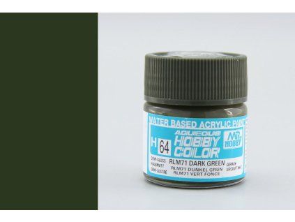 Aqueous Hobby Colors (10 ml) RLM71 Dark Green