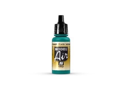 Vallejo Model Air 71419 Aotake' Translucent Blue