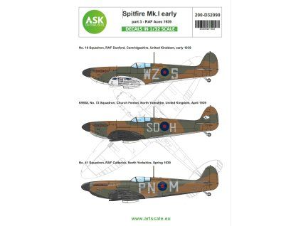 1/32 Spitfire Mk.I early part 3 - RAF 1939