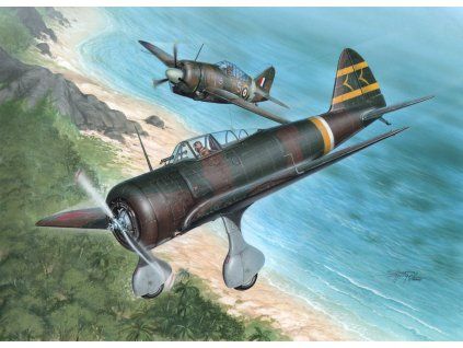 1/32 ki-27 Otsu Nate Over Malaya and