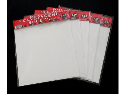 Polystyrene sheets 0,2 mm