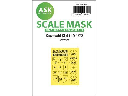 1/72 Kawasaki Ki-61-ID one-sided express mask for Tamiya